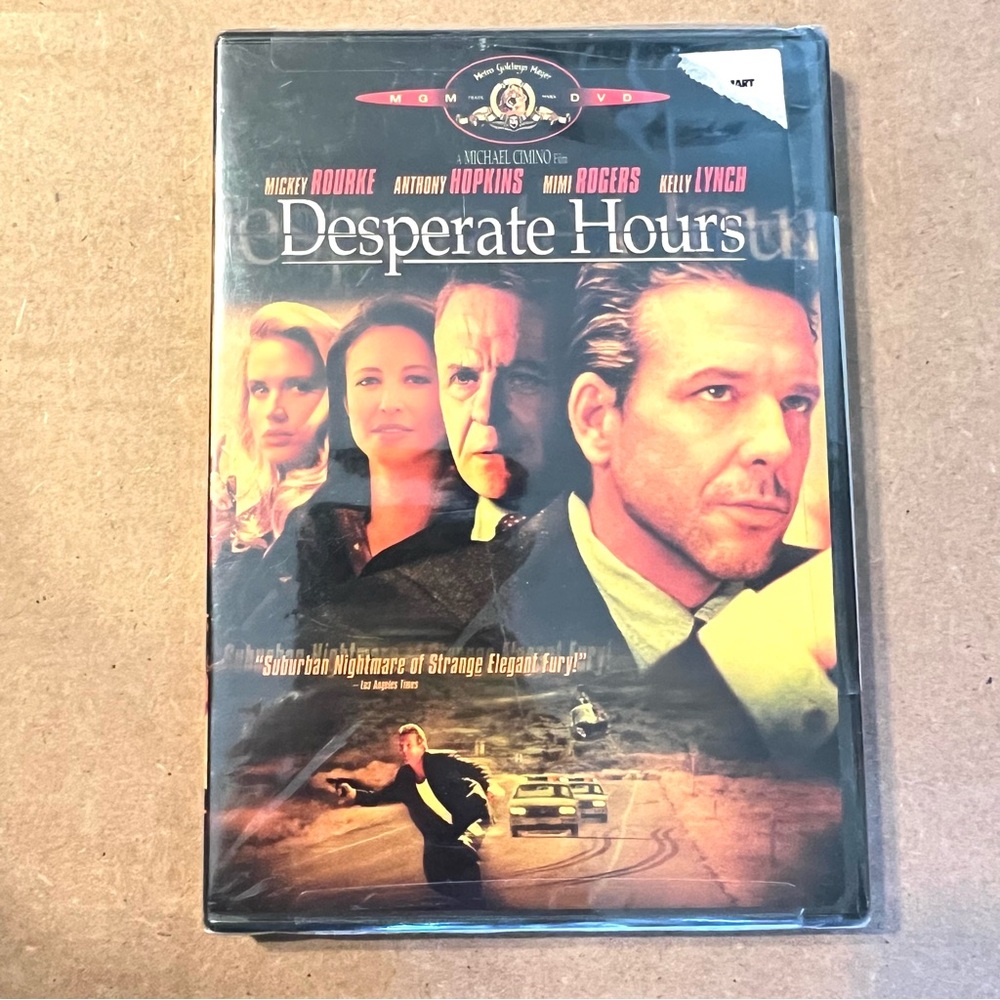 NEW SEALED DVD Desperate‎ Hours - Mickey Rourke, Anthony Hopkins - Movie Film